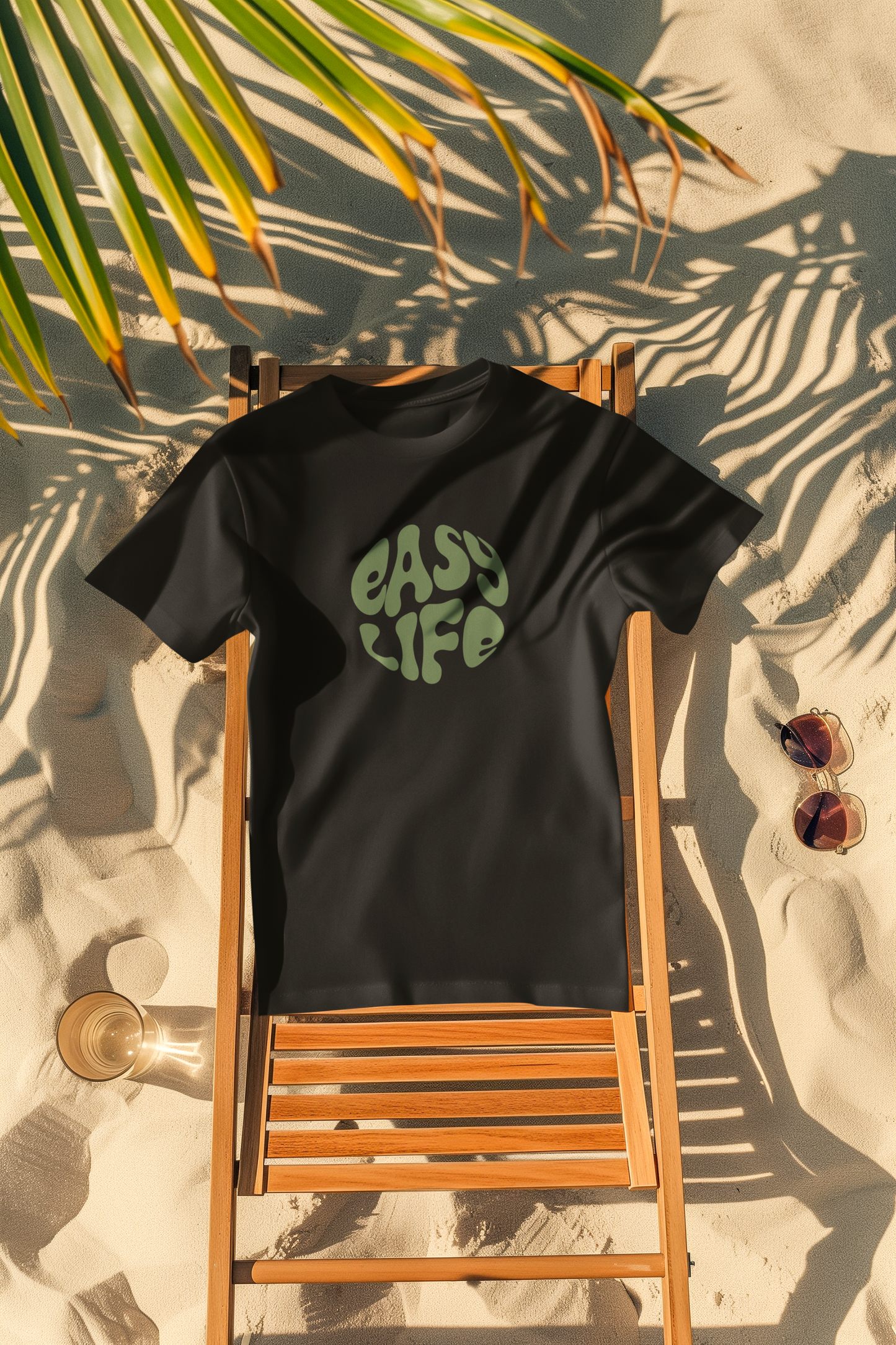 Heavyweight Easy Life Crewneck T-shirt