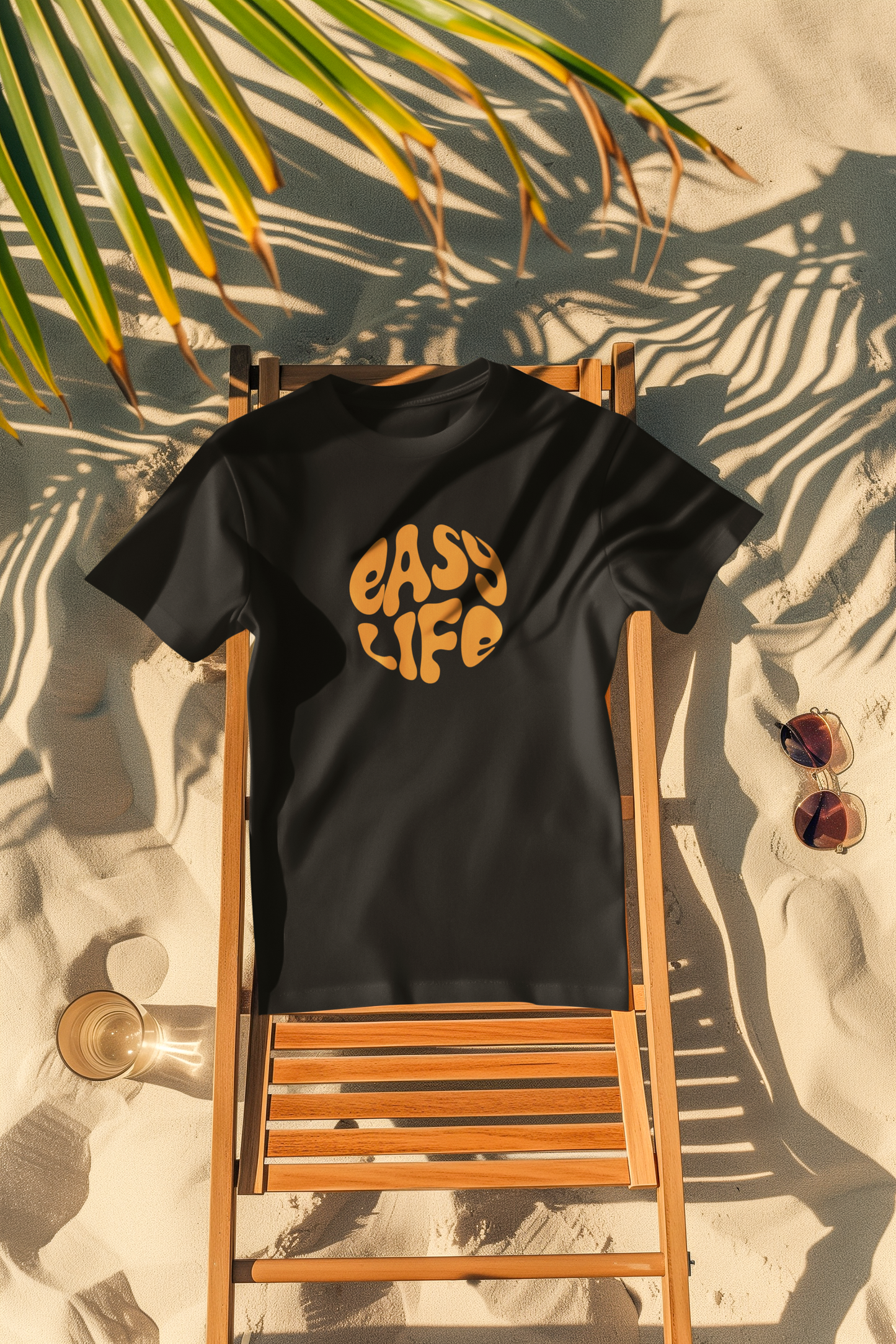 Heavyweight Easy Life Crewneck T-shirt