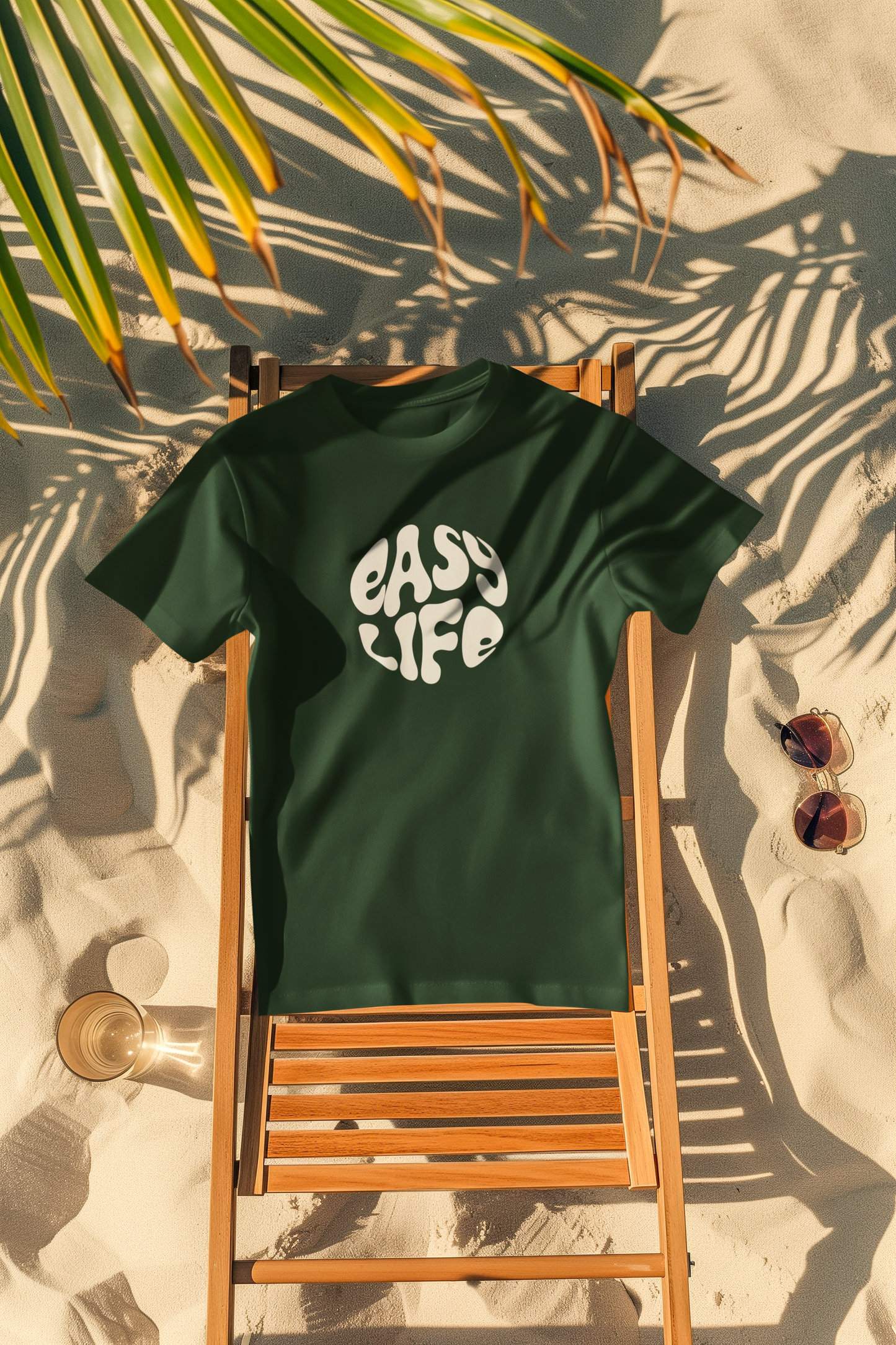 Heavyweight Easy Life Crewneck T-shirt