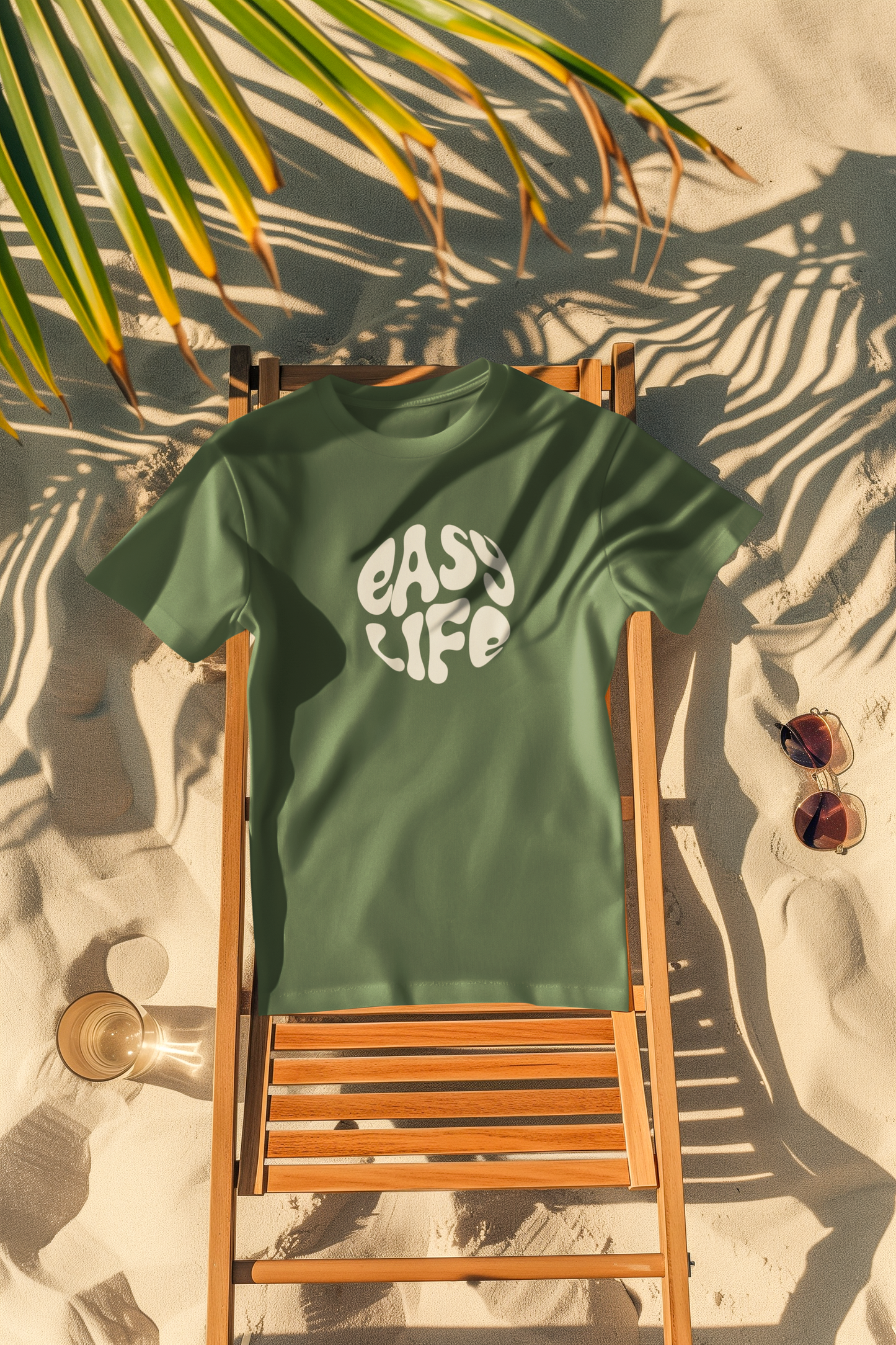 Heavyweight Easy Life Crewneck T-shirt