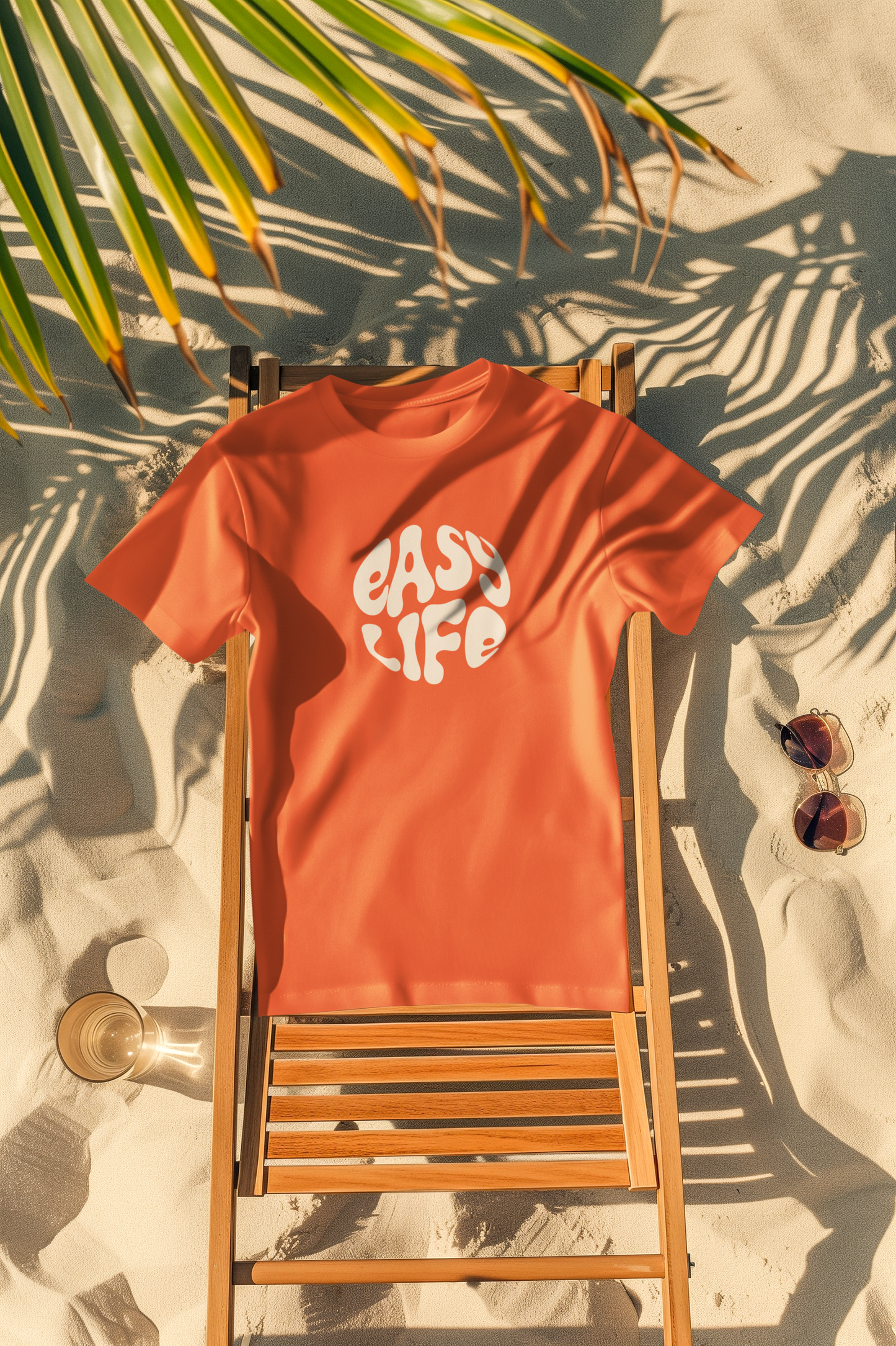 Heavyweight Easy Life Crewneck T-shirt