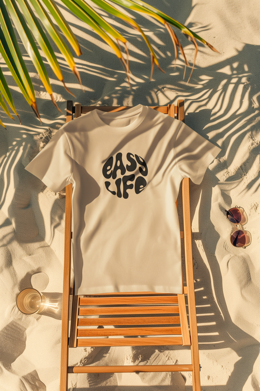 Heavyweight Easy Life Crewneck T-shirt