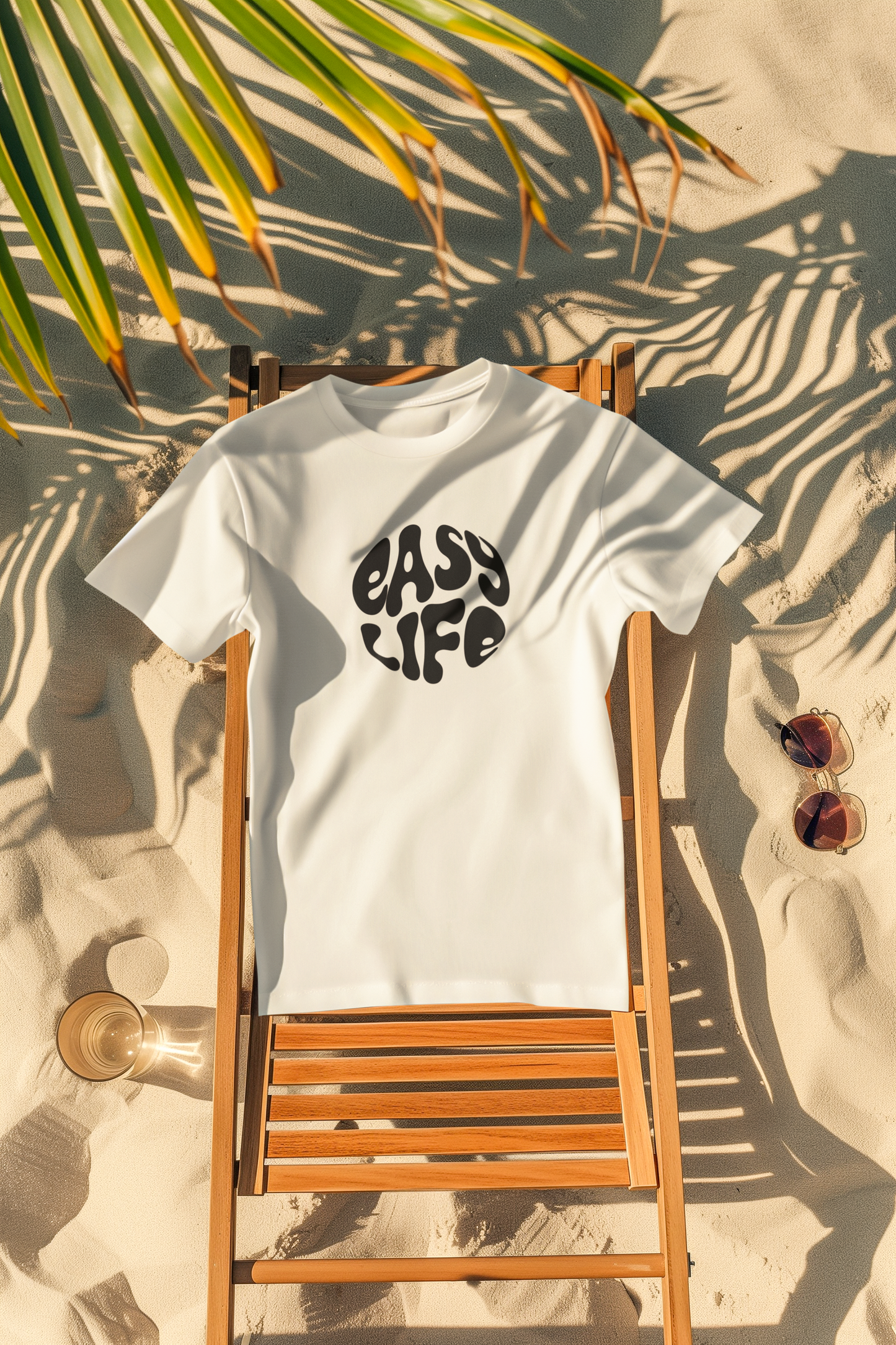 Heavyweight Easy Life Crewneck T-shirt