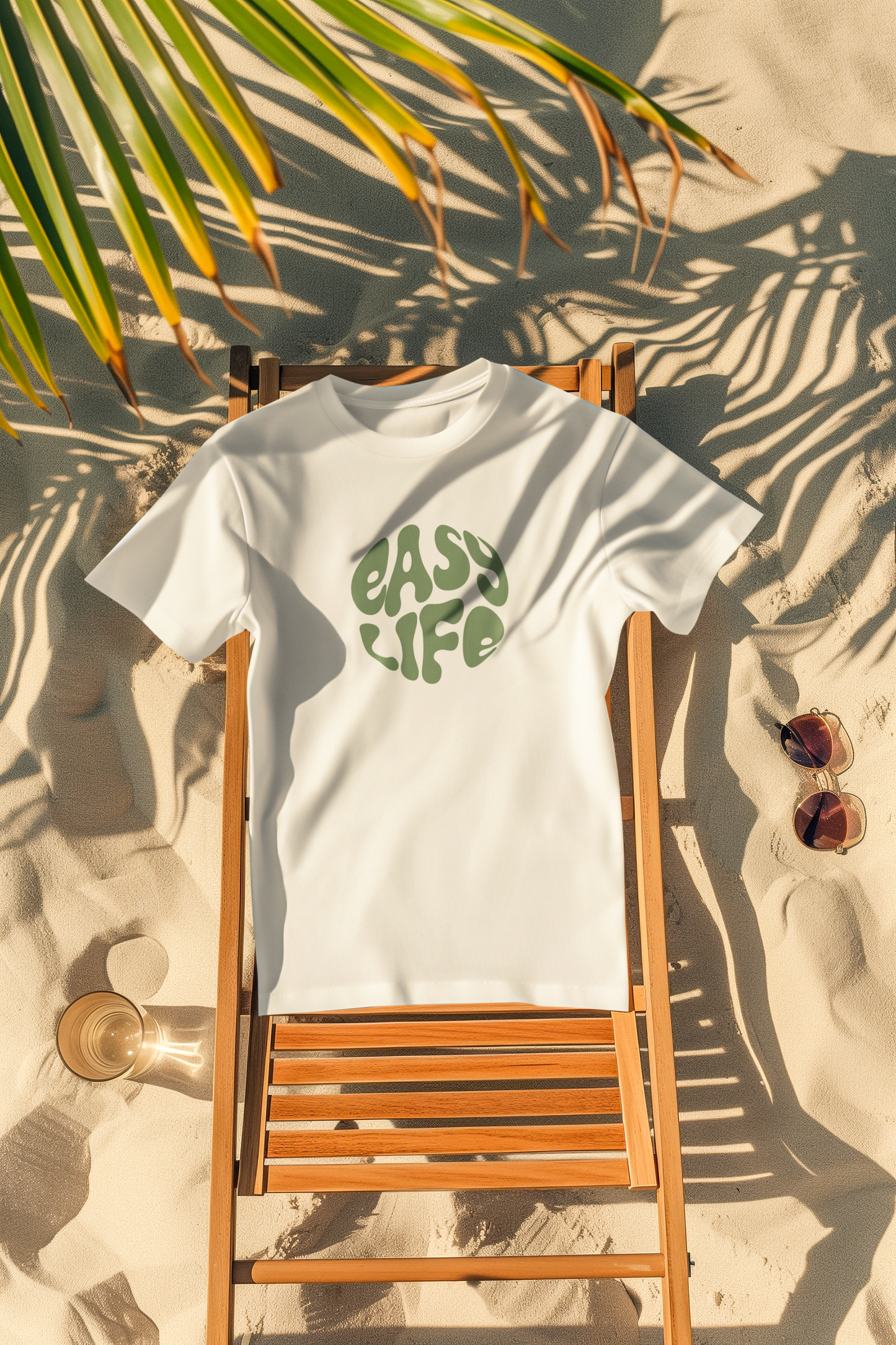 Heavyweight Easy Life Crewneck T-shirt